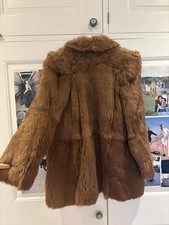 Genuine Women’s Fur Coat Tan