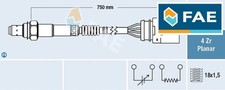 LAMBDA SENSOR 77405 FFITS FOR