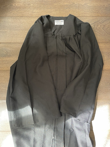 Graduation gown black - gown,,