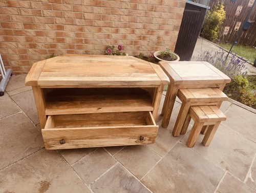 Solid oak unit complete - solid,