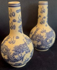 Pair of Small Bottle Shaped