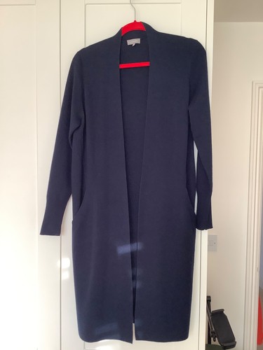 Jaeger longline navy blue - , wool