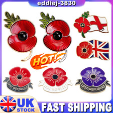 Poppie Pin 2025 Badge Red