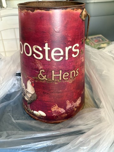 Red rooster canister - canister, 12