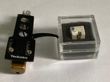 Technics Head Shell with a Stanton 500 Gold Cartridge & Stylus Vintage Rare
