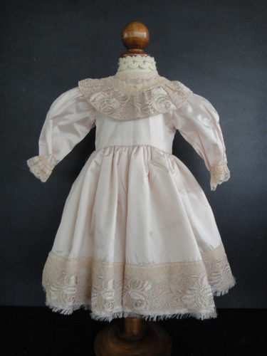 Silk pink dress - silk,