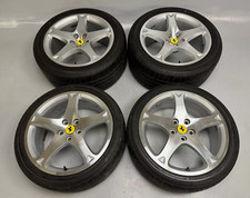 GENUINE FERRARI CALIFORNIA DIAMOND CUT ALLOY TURBO ALLOY WHEELS TYRES