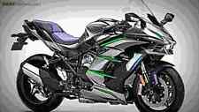 Kawasaki Ninja H2 SX SE 2019 2 A4 Photo Print