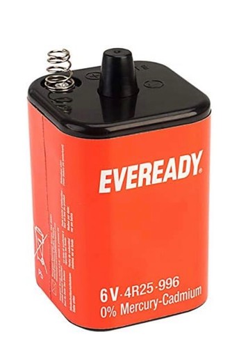 Battery zinc 996 ever ready - battery, 6v