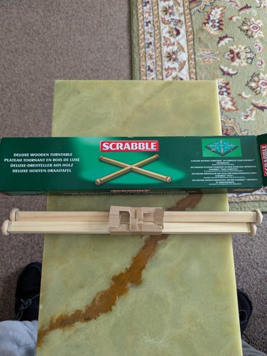 Scrabble deluxe wooden - scrabble,