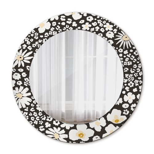 Modern round mirror with - modern,