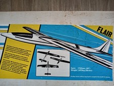 Vintage Flair Heron RC Radio Control Model Glider Slope Soarer Kit 68" Wingspan