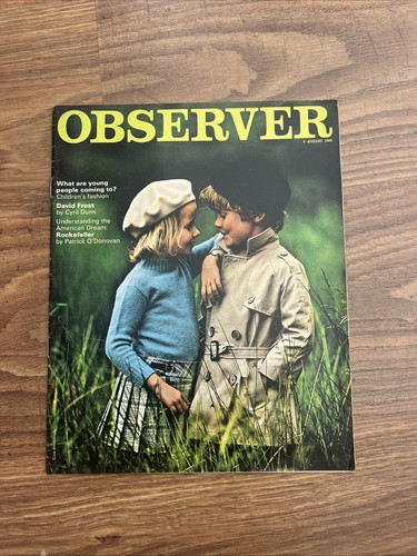 Rare vintage observer magazine - rare,
