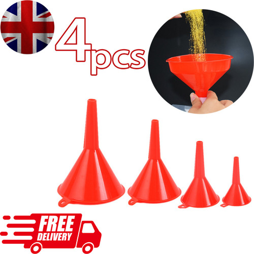 4pc plastic funnel set small - 4pc,