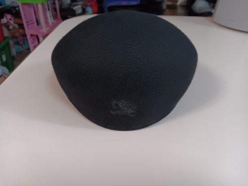 Burberry hat wool black flat - hat,