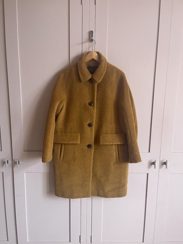Alpaca virgin wool mix coat - wool,
