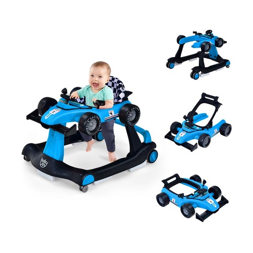 Blue car baby toddler - 4-in-1,