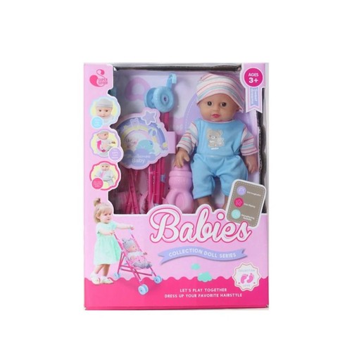Cute baby doll playset with - baby,
