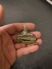 The Lincolnshire Regiment Bimetal Cap Badge WW1 Genuine British Army Military
