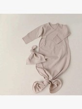 peekaboo Beige Jersey Kimono