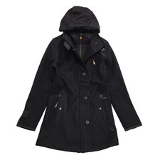 Superdry pea trench black - superdry,