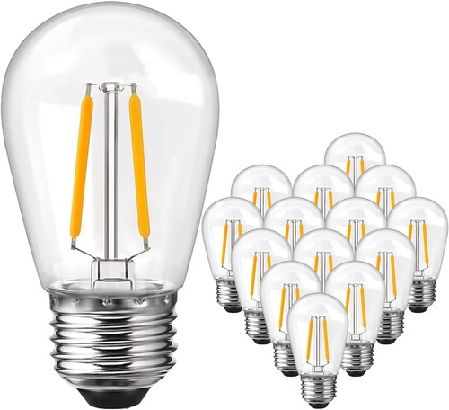 Pack e27 s14 led - 2w, edison
