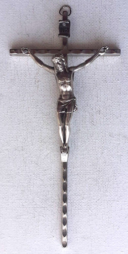Crucifix polished metal - ,