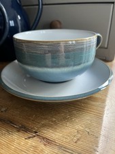 Denby Azure Coast Breakfast Cup & Saucer