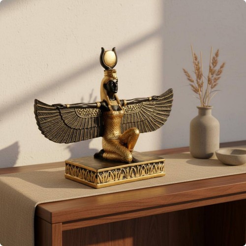 Egyptian deity isis statue - egyptian,