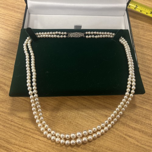 Vintage pearl choker - pearl, necklace