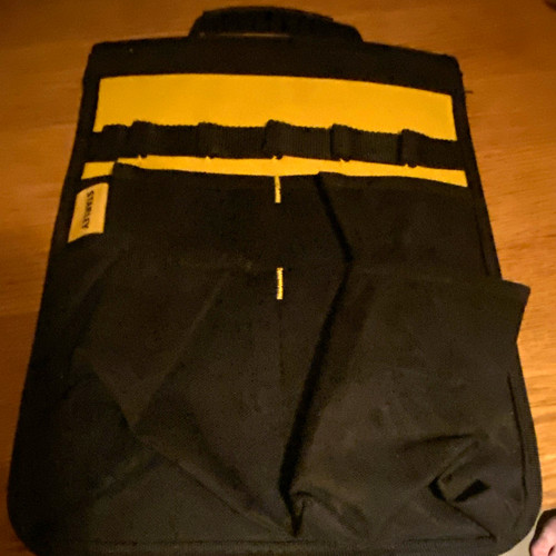 Stanley black yellow - &, fabric
