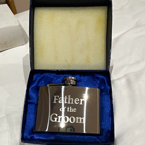 Engraved silver metal hip - engraved,