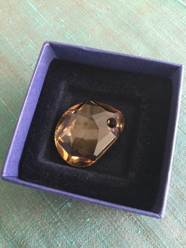 Genuine signed swarovski gold - genuine,