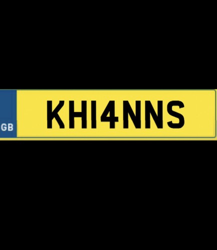 Cherished number plate khan - cherished,