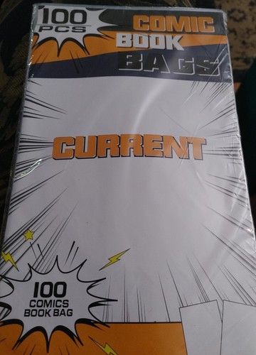 100 pcs comic - book, bags