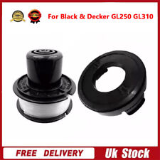 Spool Line Cord+Cap For Black & Decker GL250 GL310 Strimmer Grass Trimmer Parts