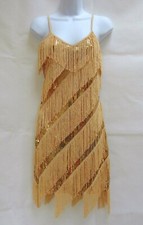 LATIN JIVE RUMBA SAMBA SALSA CHA CHA TANGO WALTZ DANCE DRESS SIZE 10/12