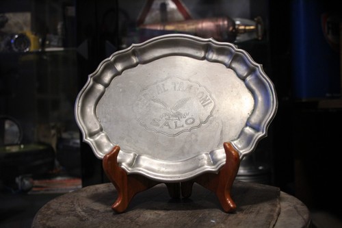 Pewter advertising tray cedral - tray,