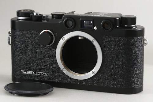 Yashica black rangefinder - yashica, ye