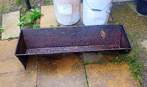 Planter cast iron - cast,