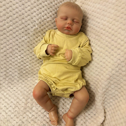 Sleeping baby boy doll light - sleeping,