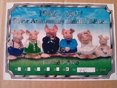Natwest pigs one off silver - pigs, "one-off"