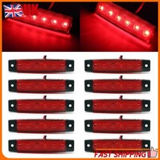 12V 6 LED Side Marker Indicators Light Trailer Truck Lorry Lamp Waterproof