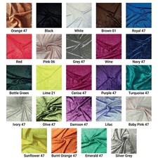 FIRE RETARDANT CRUSHED VELVET