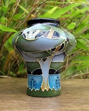 Moorcroft Exquisite SAPPHIRE BLUES Miniature Vase 98/2 Retail Price £295