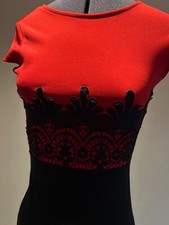 Ladies small fitted red and