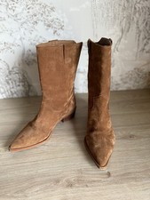 And/Or suede cowboy boots size