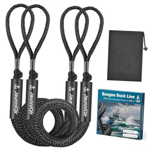 Bungee dock lines 2200lb shock - lines,