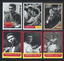 2021 TOPPS  MUHAMMAD ALI - THE PEOPLES CHAMPION - THE FIRST 6 CARDS - EX