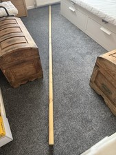 Wooden Stair Handrail Bannister 125.5 inches with 8 brackets and screws 